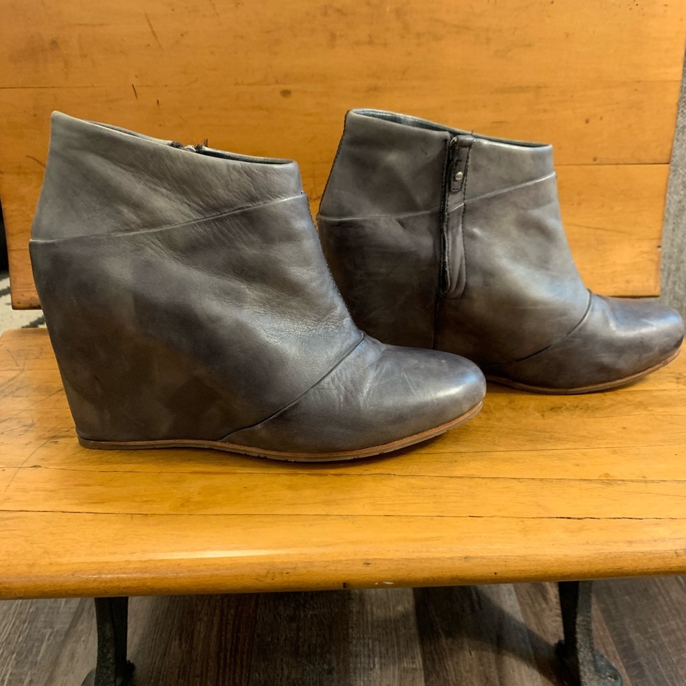 UGG grey ankle booties, size 9.5